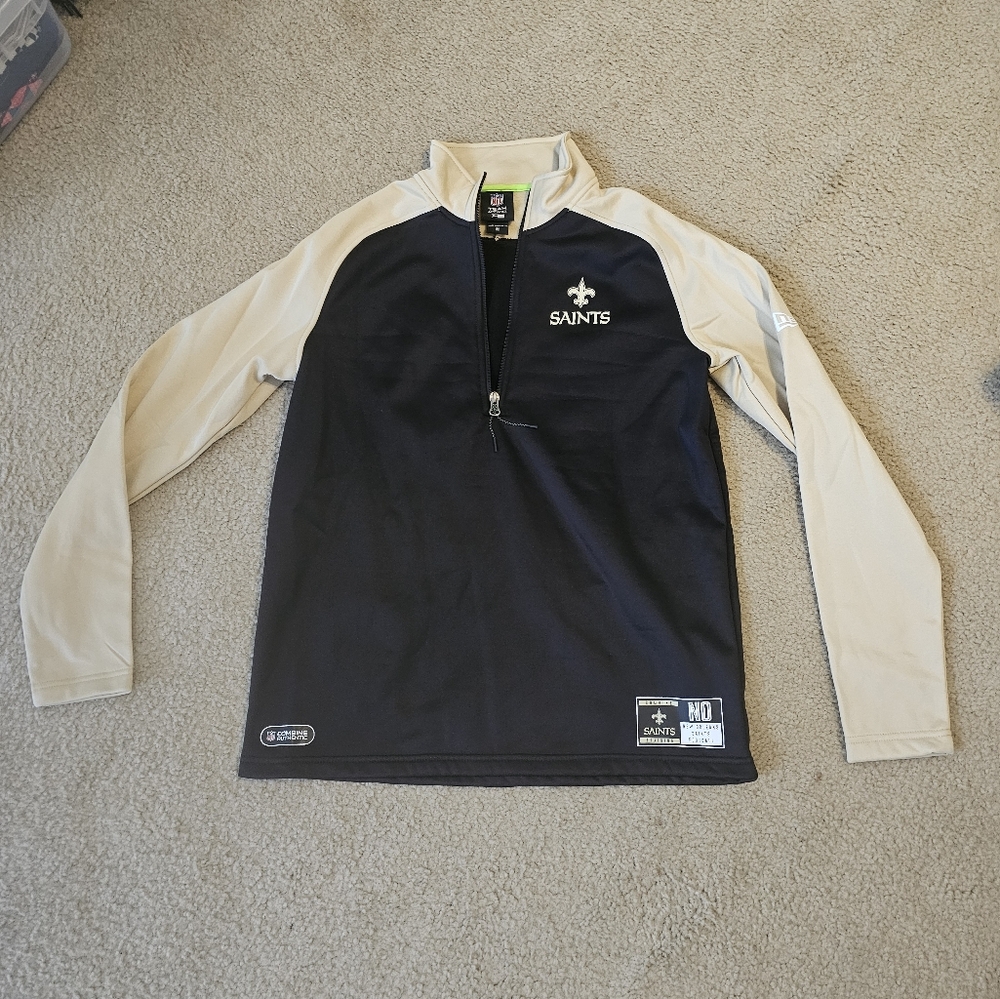 New Orleans Saints Quarter-Zip Pullover
